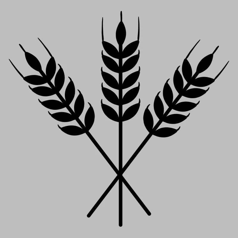 Three grain stalks