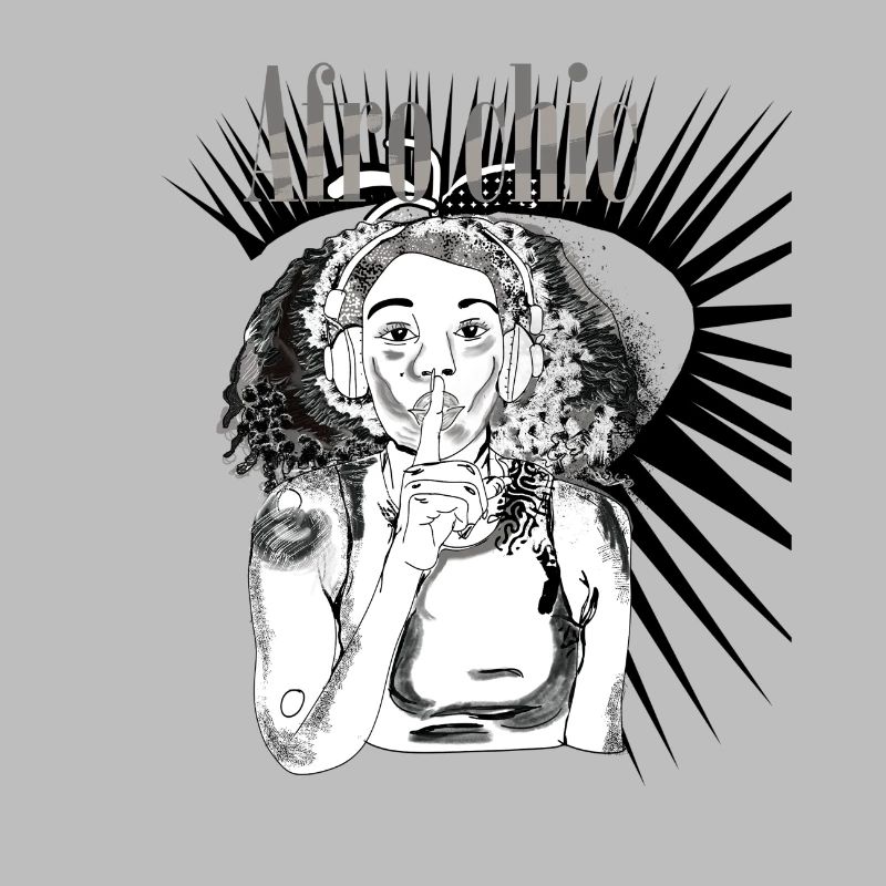 Afro chic vecter art