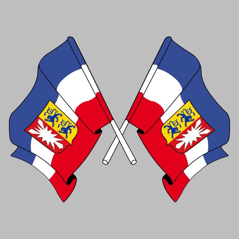 Two flags Schleswig Holstein