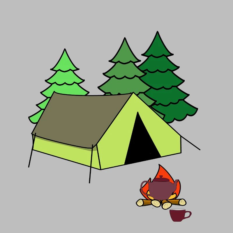 Fire Campfire Tent Camp Camping Camping