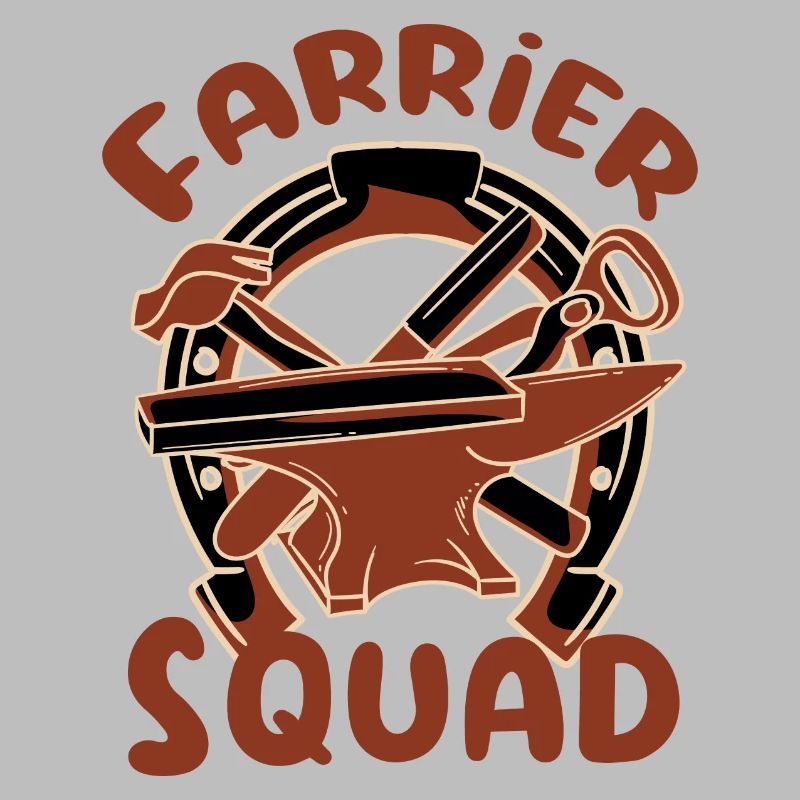 Farrier Squad Lustiger Spruch Metallarbeiter