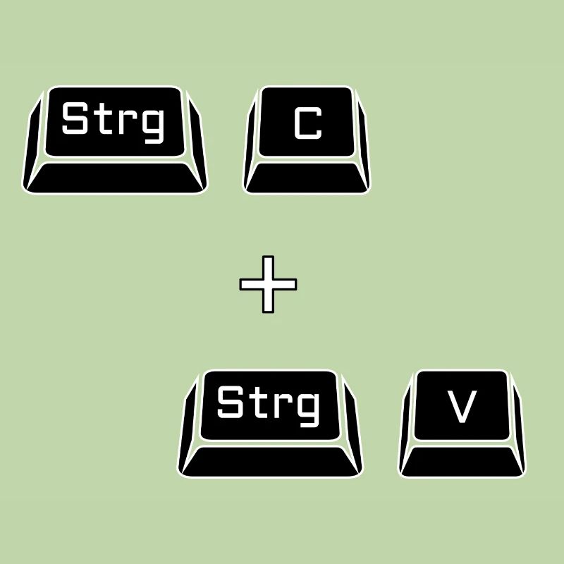 Ctrl c Ctrl v Clavier Ordinateur Copier Cadeau