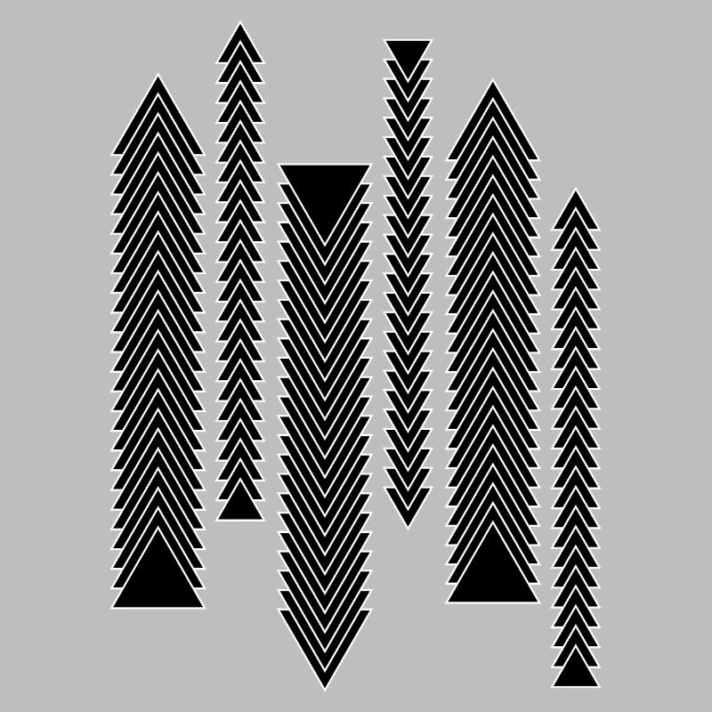 black triangles design