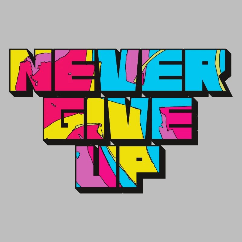 Ne jamais abandonner - dicton de motivation