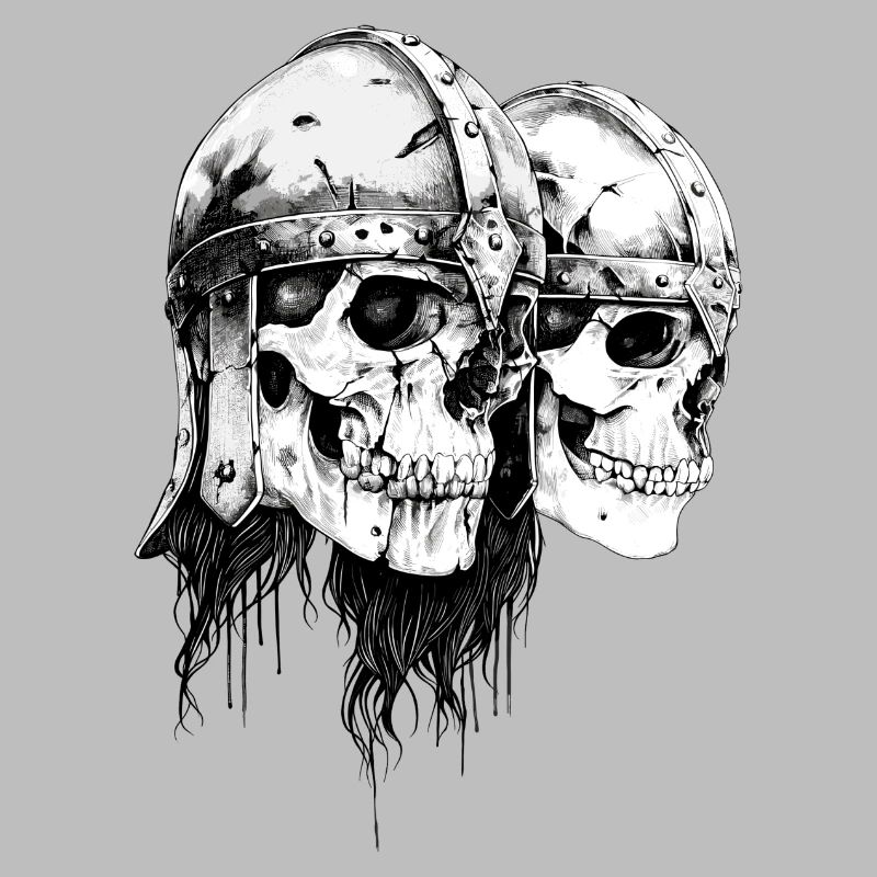 Wikinger Vikings Schedel - Viking Odin Walhalla