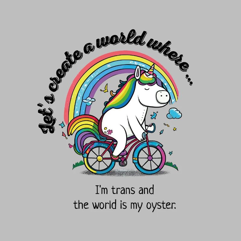 Lets create a world where ... I'm trans