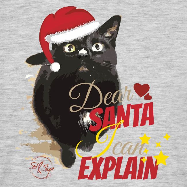Katze "Dear Santa"