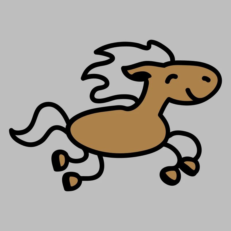 Pferd springt