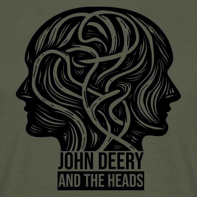 John Deery and The Heads - Knots Design [BLACK]