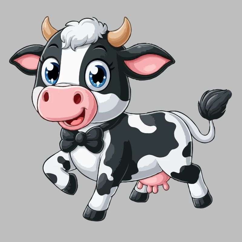 Vache heureuse