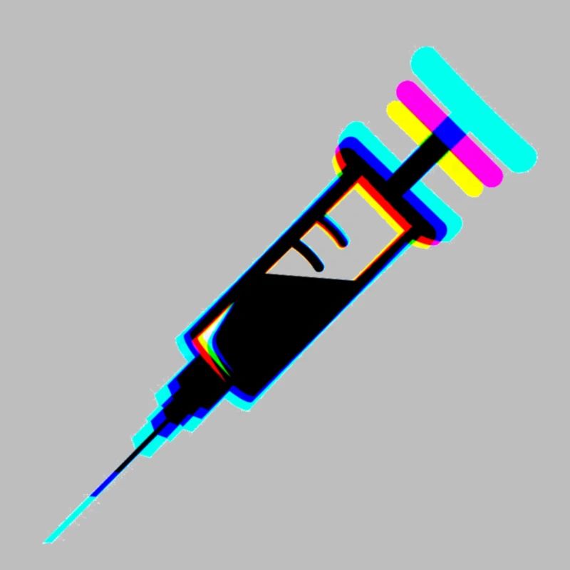 Seringue colorée