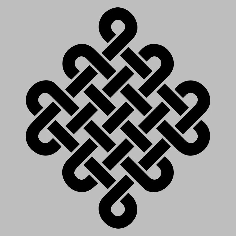 Infinity Buddhism Tibetan endless knot Celtic
