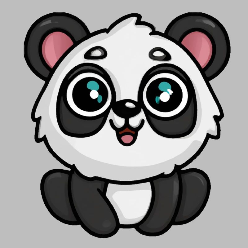Doux panda mignon !