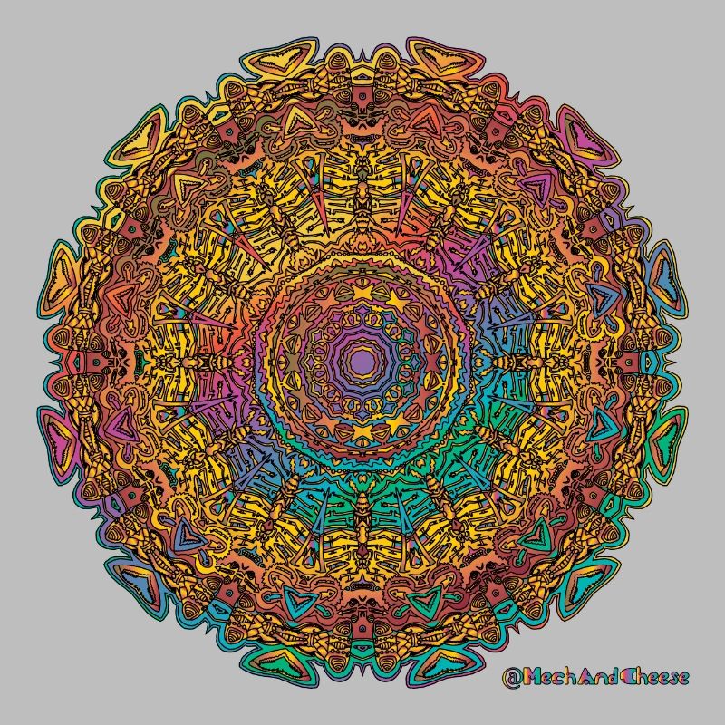 Caleidoscopio mandala