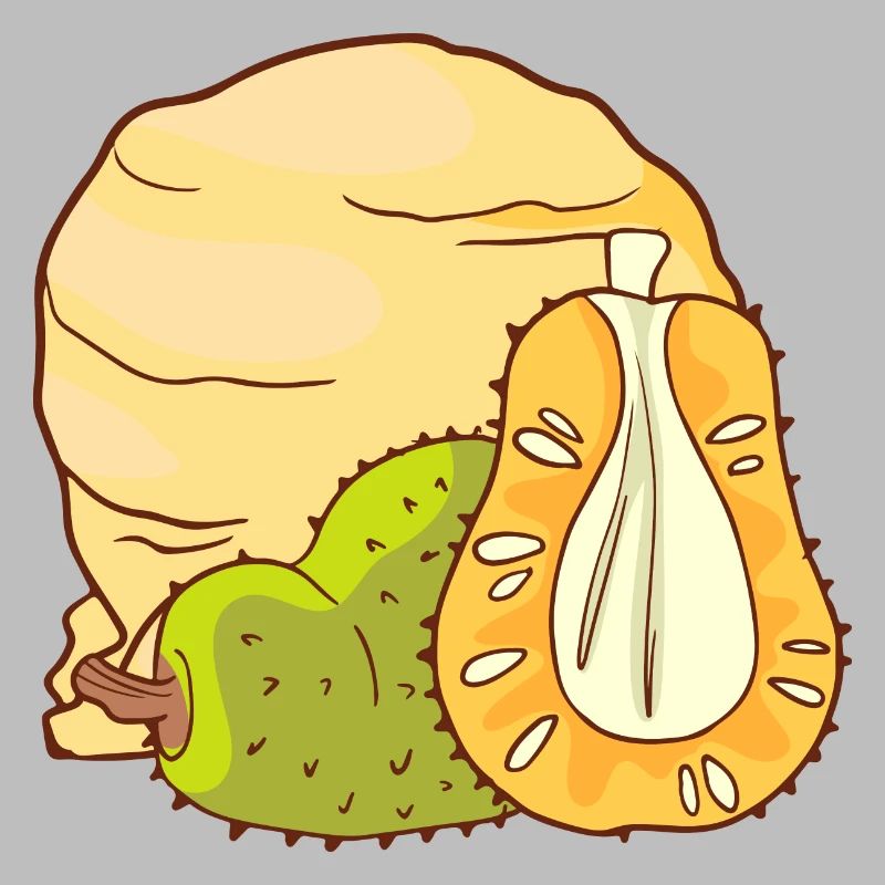 Jackfruit crème glacée crème glacée crème glacée crème glacée boule de glace