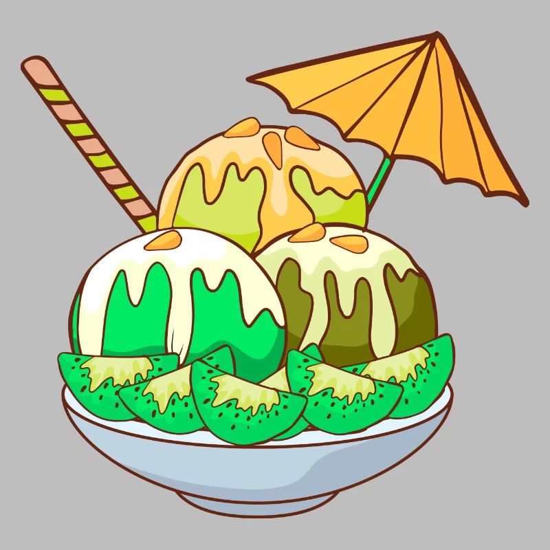 Eis Speiseeis Eiskrem Eiscreme Kugeleis Eisbecher