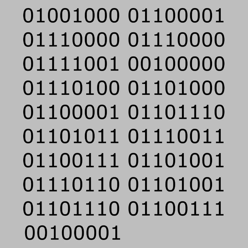Happy Thanksgiving binary