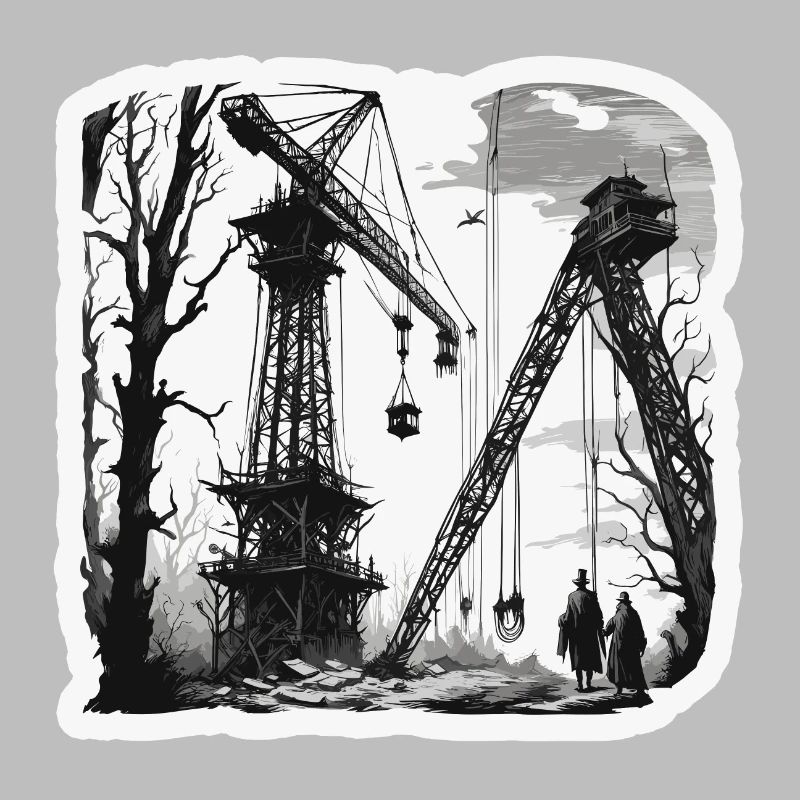 Crane / construction site / winch / crane system