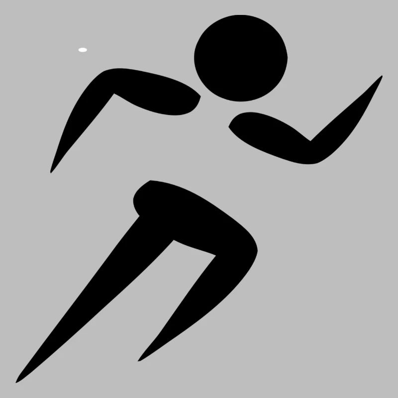 running running runner sprinter sprint silhouette