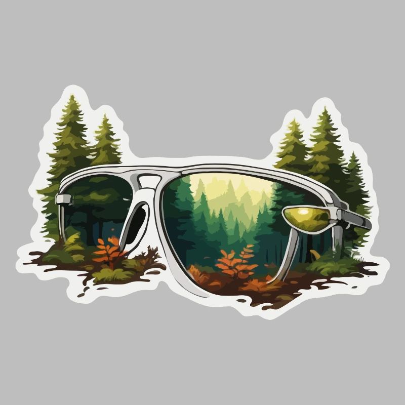 Lunettes de soleil / Reflection / Forest / Reflection