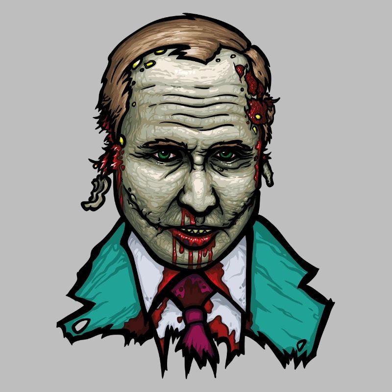Poutine dans le style zombie