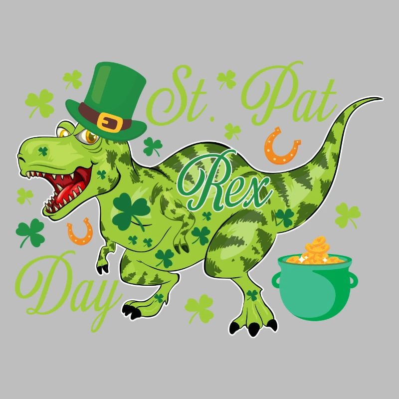 St. Patrick's Day T-Rex