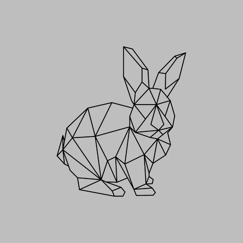 Easter Bunny Bunny Geometric Bunny Rabbit
