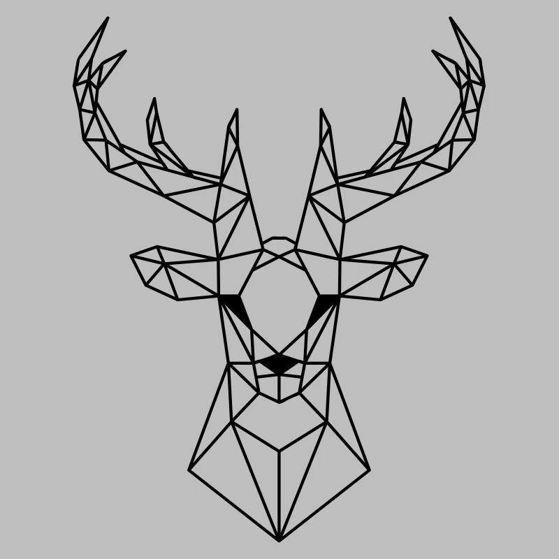 Hirsch Low Poly Hirsch Low Polygon Hirsch Kopf