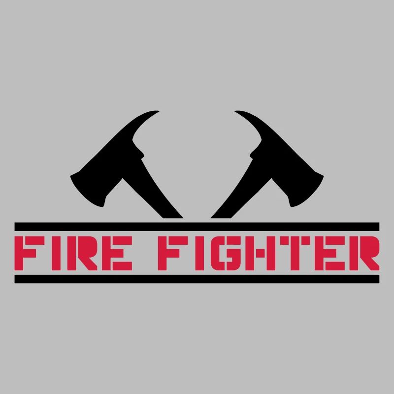 2 fire axes firefighter