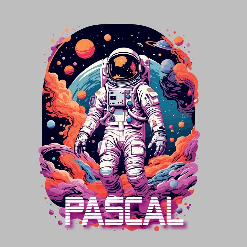 PASCAL - Schöner Jungen Name mit coolem Astronaut