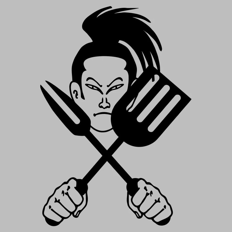 Cuisinier samouraï japonais