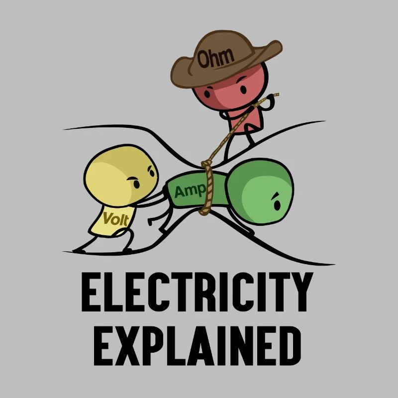Electricity Explained Physics Nerd Gift I Teaching