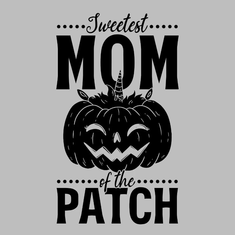 Maman la plus douce du patch - Citrouille d’Halloween Unic