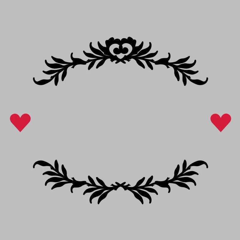 Thymian Rahmen mit Herzen / thyme frame with