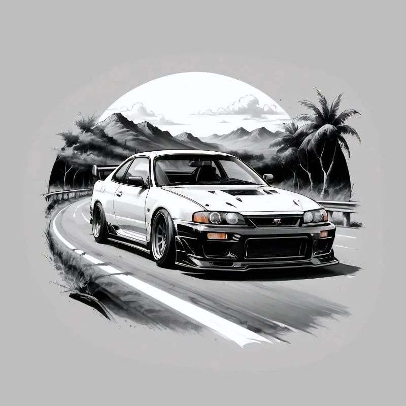 JDM Sportcar Tuning Driftcar Auto Geschenk PS