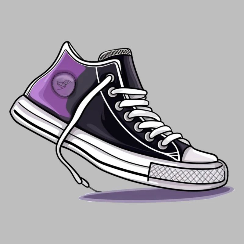 Asexual Pride Shoes