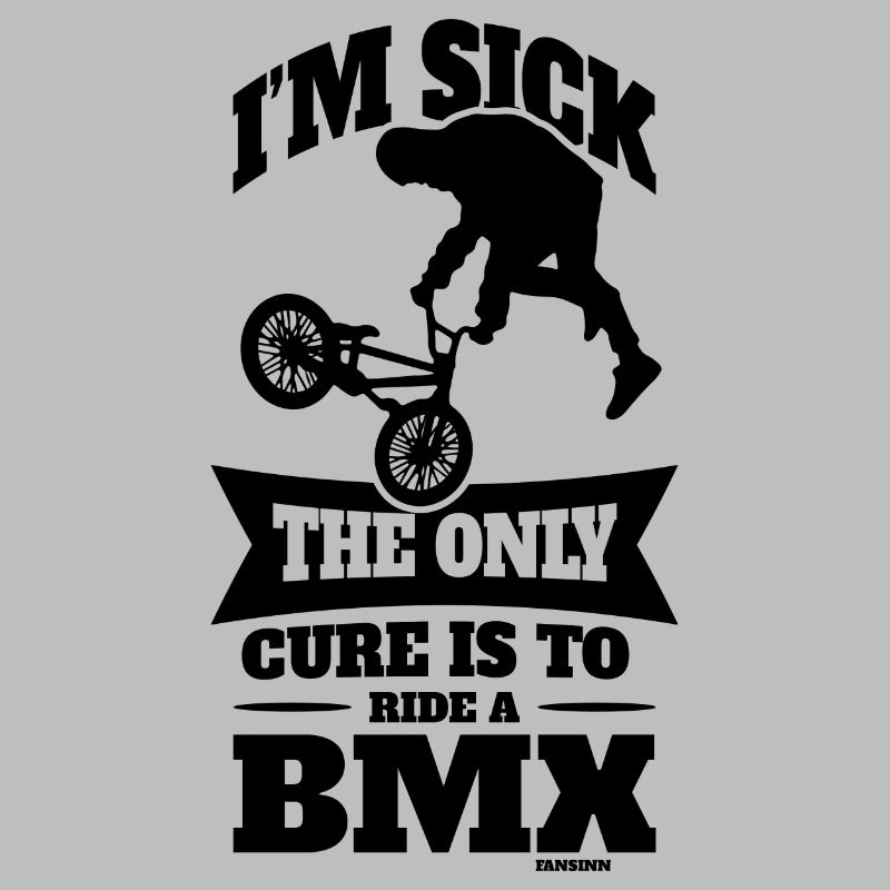 Ciclista de BMX enfermo