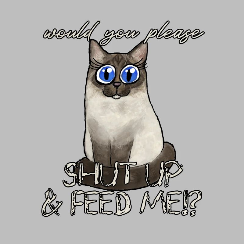 Hungrige Katze