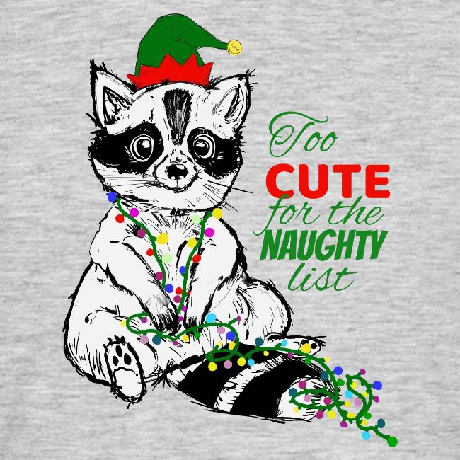 Lustiger Waschbär mit Spruch 1