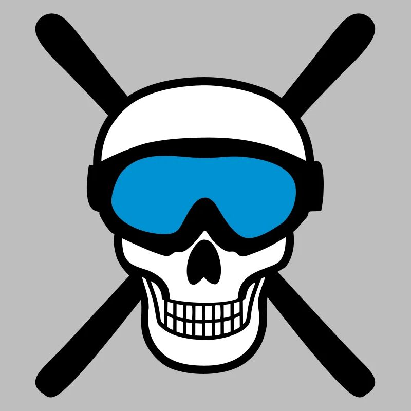 Skiing Skull
