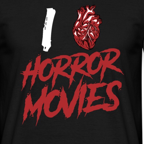 I Love Horror Movies - Männer T-Shirt