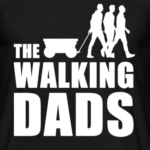 The Walking Dads Vatertag Bollerwagen - Männer T-Shirt