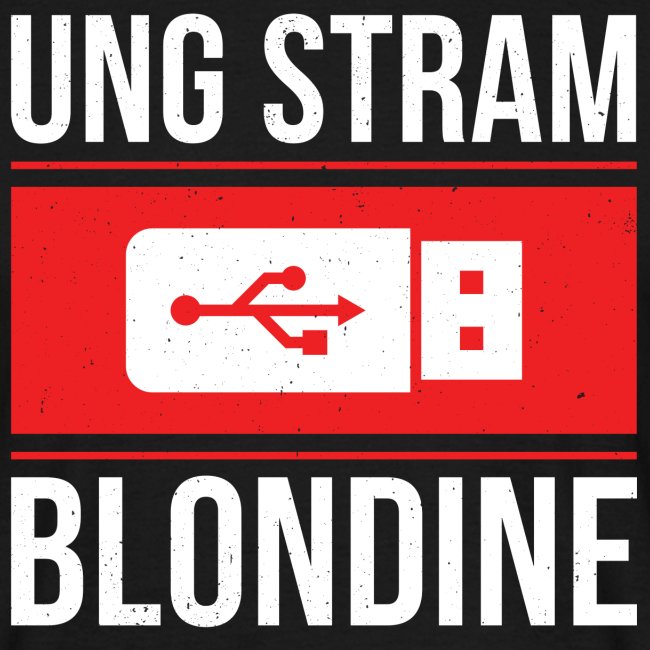 Ung Stram Blondine - Hvid