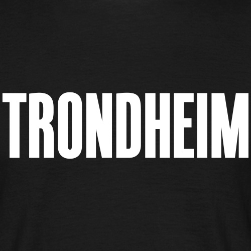 Trondheim - T-skjorte for menn