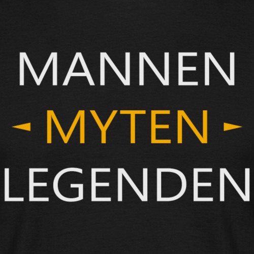 Mannen myten legenden - T-skjorte for menn