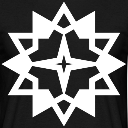 Tribal Stern Dodekagon Vieleck Zwölfeck Geschenk - Männer T-Shirt