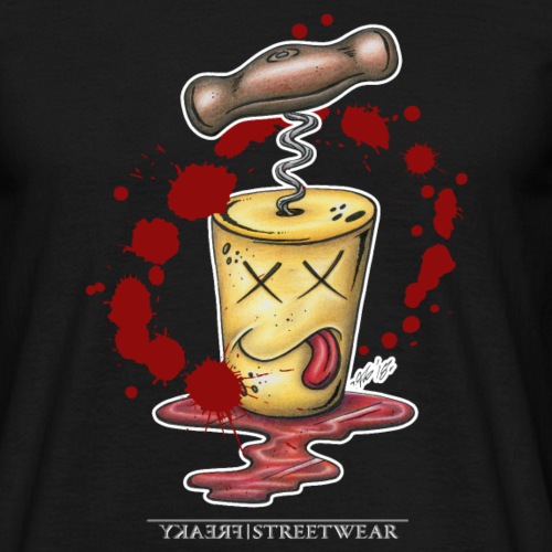 Korkenmord - Männer T-Shirt
