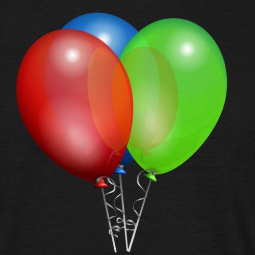 Luftballons - Männer T-Shirt