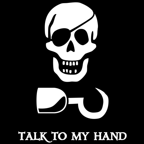 ~ Talk to my hand ~ - Männer T-Shirt