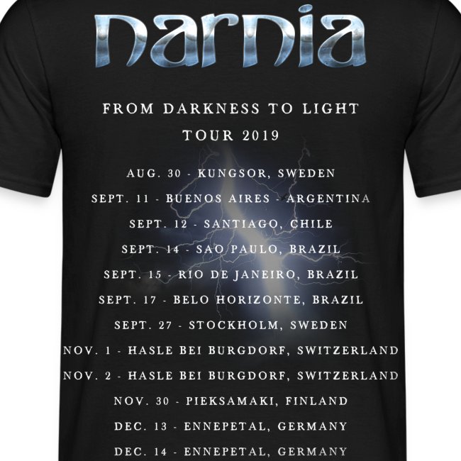 Narnia From Darkness to Light Tour 2019